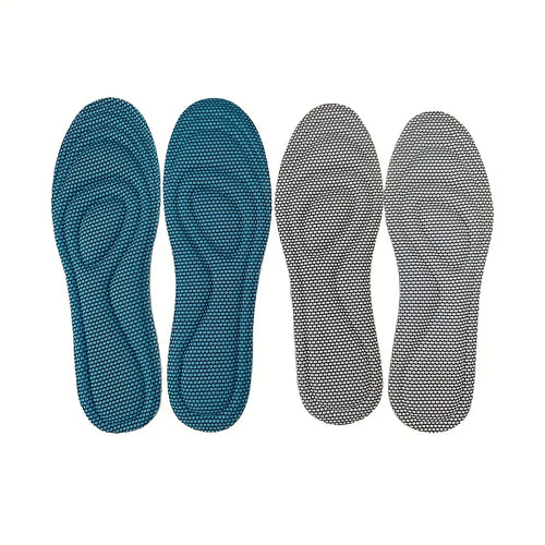 4Pcs Memory Foam Orthopedic Insoles for Shoes Antibacterial Deodorization Sweat Absorption Insert Sport Shoes Running Pads